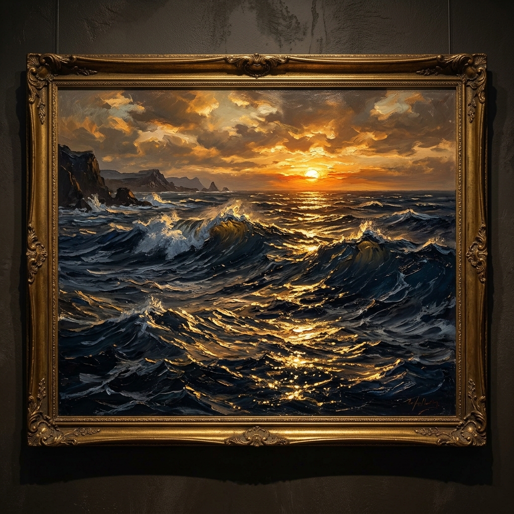 Evening Swell oil painting